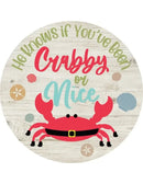 Crabby Nice Christmas Door Decorations
