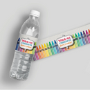 Crayon Graduation Water Bottle Labels