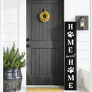 Crazy Dog Porch Leaner Welcome Sign