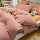 Cream and gray zigzag quilted bedding set bedroom cozy shell edges