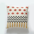Cream and green embroidered cushion cover living room decor