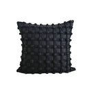 Cream bubble plaid cushion cover living room textured pillow case