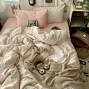 DecorBites™ Cartoon Pattern Printed Cotton Bedding Set with Pillowcase