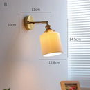 DecorBites™ Ceramic LED Wall Lights Fixture with Copper Arm for Bedroom Living Room