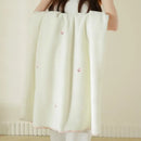 DecorBites™ Baby Velvet Embroidered Blanket: Double-Sided Warm Travel Bedroom Sofa Cover