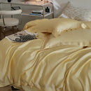 Cream eucalyptus lyocell luxury bedding set for bedroom