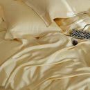 Cream eucalyptus lyocell luxury bedding set for bedroom