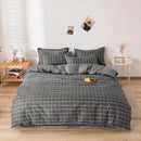 DecorBites™ Cartoon Printed Bedding Set: Soft Cozy Duvet Cover, Bedsheet, Pillowcase, Single Double Bedclothes