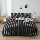 DecorBites™ Cartoon Printed Bedding Set: Soft Cozy Duvet Cover, Bedsheet, Pillowcase, Single Double Bedclothes