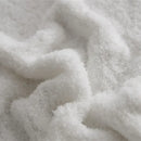 Cream knitted throw blanket bedroom ribbed plush microfiber quilt