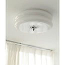 Cream medieval glass ceiling lamp for living room