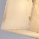 Cream onyx marble cube led wall sconce for bedroom lighting
