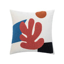 Cream rainbow cartoon abstract embroidery cushion cover living room