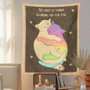 DecorBites™ Cat Tapestry Tarot Wall Hanging for Living Room Bedroom Kids Room Decor