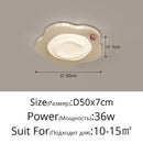 Cream style beige cloud led ceiling light for bedroom decor