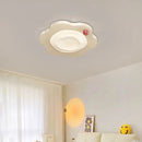 Cream style beige cloud led ceiling light for bedroom decor