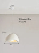 Cream style cloud pendant lamp – dining room textured hanging light