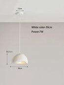 Cream style cloud pendant lamp – dining room textured hanging light