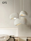 Cream style cloud pendant lamp – dining room textured hanging light