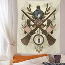 Cream tarot witchcraft tapestry bedroom occult wall decor