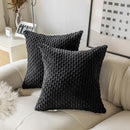 Cream textured knit decorative pillow cover living room throw pillow