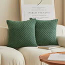 Cream textured knit decorative pillow cover living room throw pillow