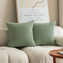 Cream textured knit decorative pillow cover living room throw pillow