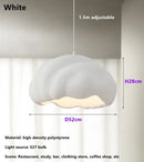Cream wabi sabi cloud pendant chandelier dining room light