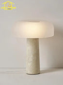 Cream wind mushroom desk lamp for living room or study