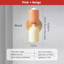 Cream zipper nordic white & olive wall lamp bedroom pull chain light