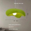 Creamy style pendant light off white cloud lamp for dining room