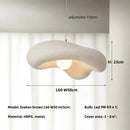 Creamy style resin cloud pendant light dining room & kitchen island