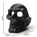 Creative black & off-white skull ashtray living room smoking gift