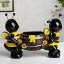 DecorBites™ Bee Resin Vase: Creative Cartoon Plant Pot for Cheerful Floral Arrangement