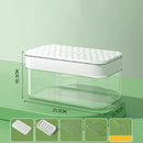 Creative yellow & clear silicone ice mould tray kitchen drink cooler