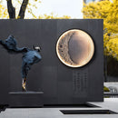 Crescent Moon Illuminated Art