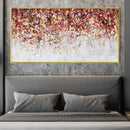 Crimson Cascades Canvas