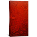 Crimson Flora Canvas