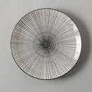 8-Inch Porcelain Shallow Dish – Elegant Round Dinner Plate Collection