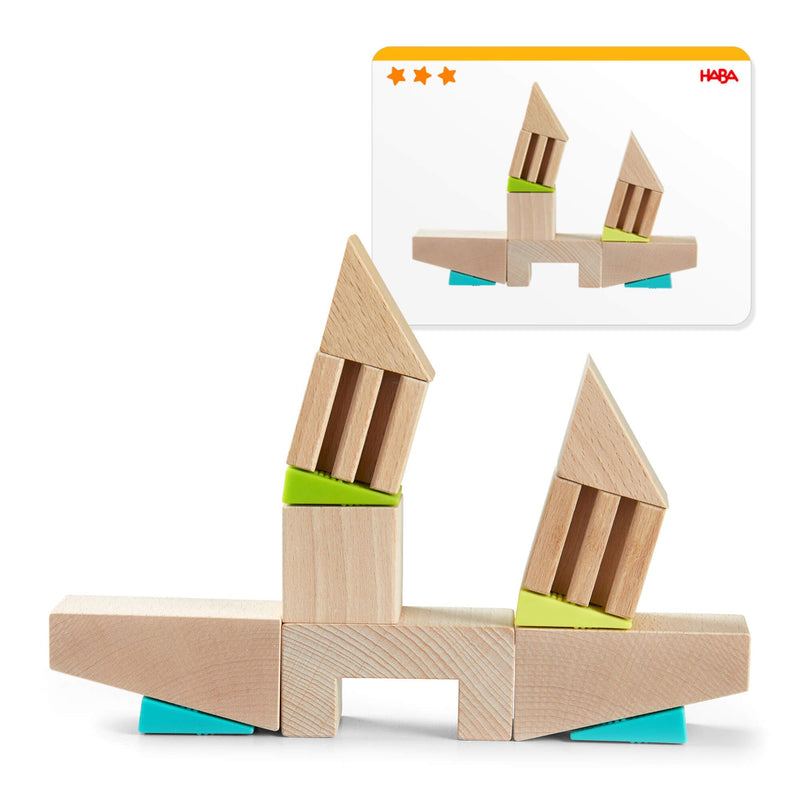 Crooked Towers Wooden Blocks