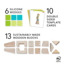 Crooked Towers Wooden Blocks