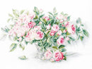 Bouquet of Pink Roses Counted Cross-Stitch Kit by Luca-S B2286L