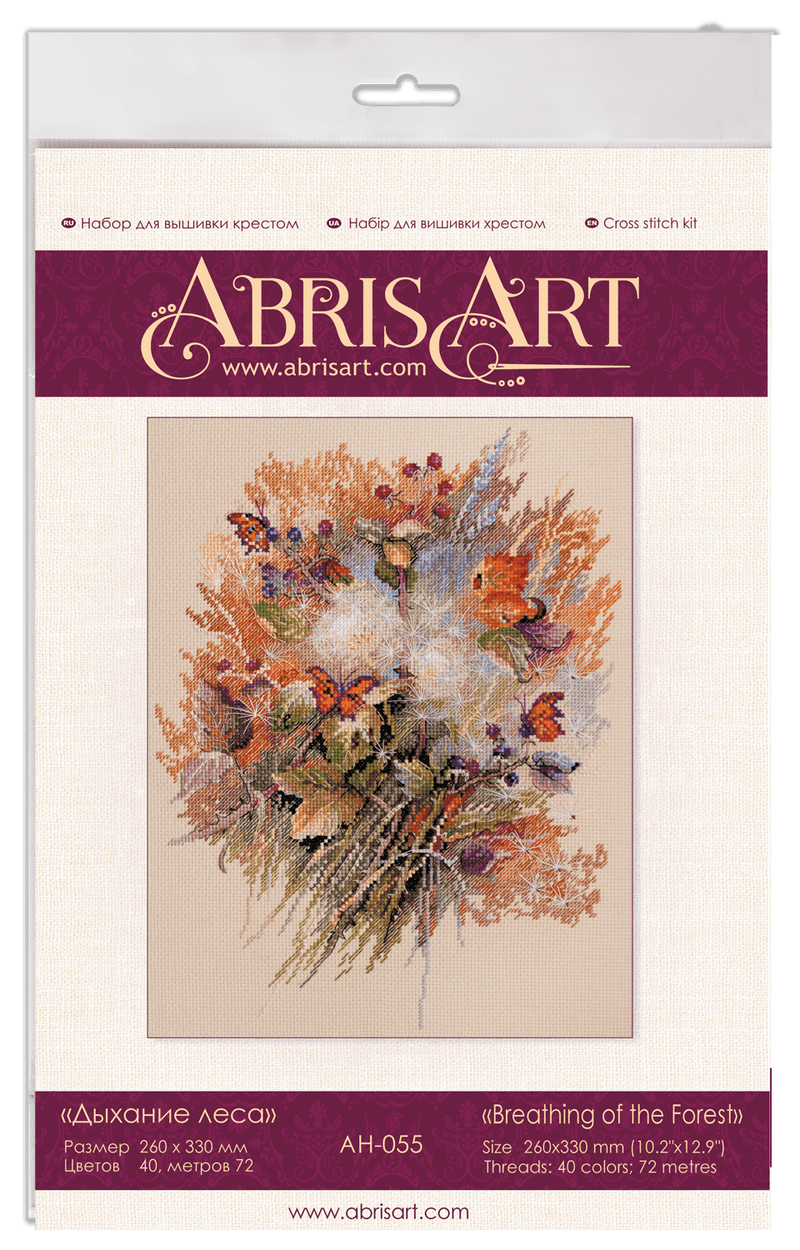 Cross-stitch kit Breathing of the Forest AH-055