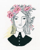 Cross-stitch Kit "In the haze of pink flowers" M729