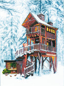 Cross-stitch kit M-431C Counted cross stitch kit series "Dream House"