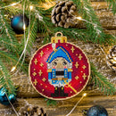Cross-stitch kit on wood FLW-004
