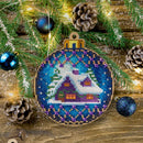 Cross-stitch kit on wood FLW-019