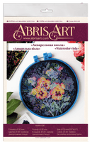Cross-stitch kit Watercolor viola AHM-041
