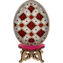 Cross-stitch kit on wood FLW-038