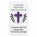 Cross Pocket Charm | Multiple Color Options | Color Crete Creations